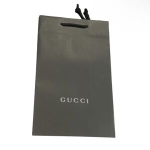 Brand new authentic Gucci luxury designer signature shopping bag